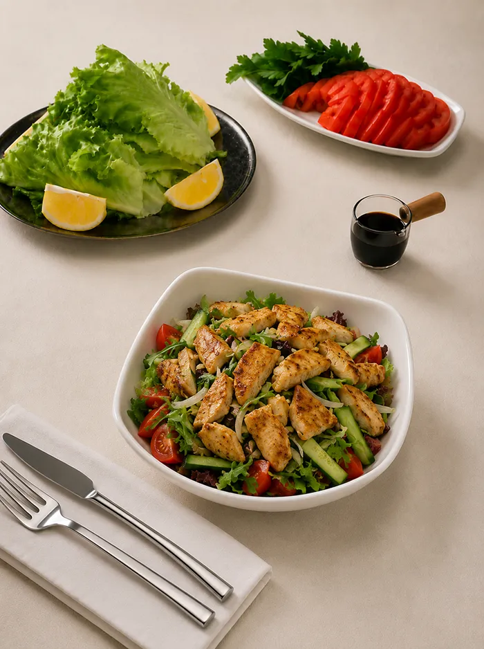 Tavuklu Salata (Sıcak)